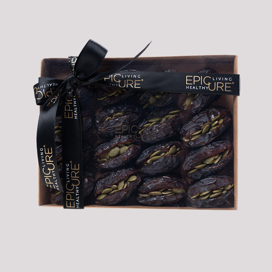 Black Garlic & Pumpkin Seeds - Medjool Dates 380g