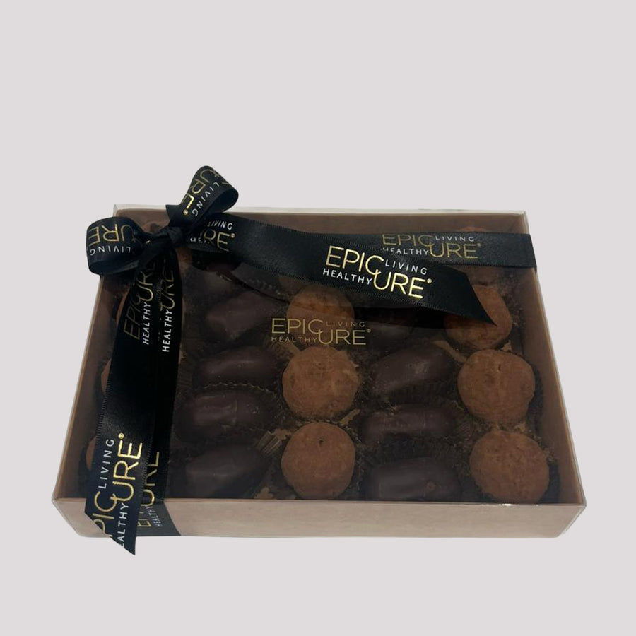 Black Garlic Chocolate Dates & Truffles Mixed Box (280g)